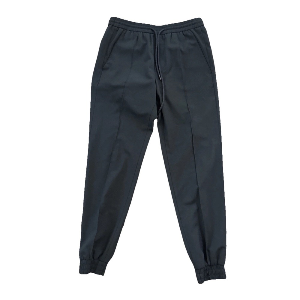 Juun J Jogger Trousers Mens Medium 46 Black Wool Avant Garde Tapered Pants Korea